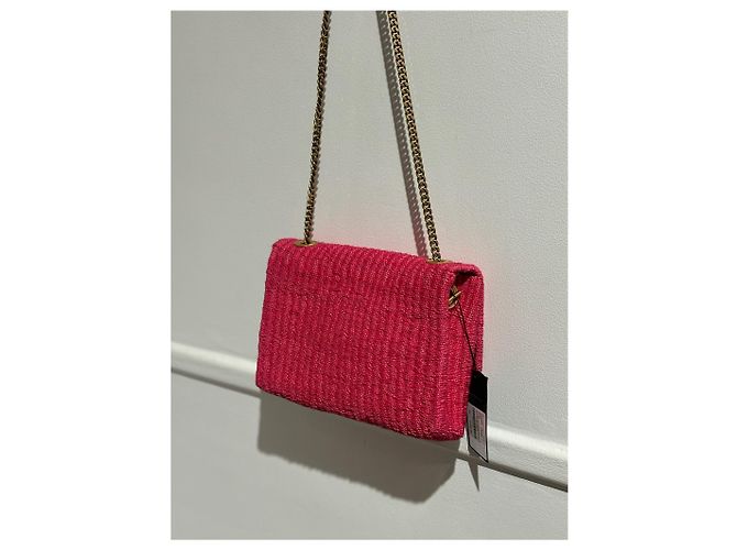 SAINT LAURENT Borse T. Rattan Rosa - vista 10