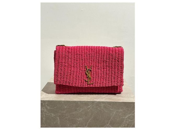 SAINT LAURENT Borse T. Rattan Rosa - vista 2