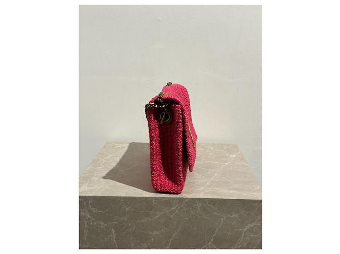 SAINT LAURENT Borse T. Rattan Rosa - vista 3