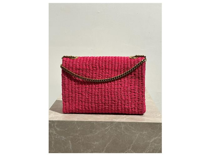 SAINT LAURENT Borse T. Rattan Rosa - vista 4
