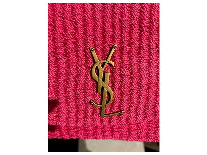 SAINT LAURENT Borse T. Rattan Rosa - vista 7