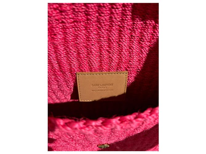 SAINT LAURENT Borse T. Rattan Rosa - vista 9