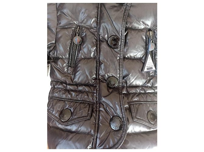 Moncler Jacke Mädchen Schwarz Blau Polyester 3 Jahre - Ansicht 10
