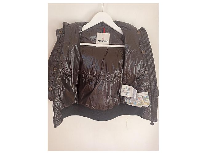 Moncler Jacke Mädchen Schwarz Blau Polyester 3 Jahre - Ansicht 5