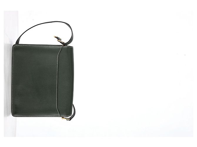 Borsa Hermès Evercolor Roulis 23 in pelle verde Verde oliva - vista 12