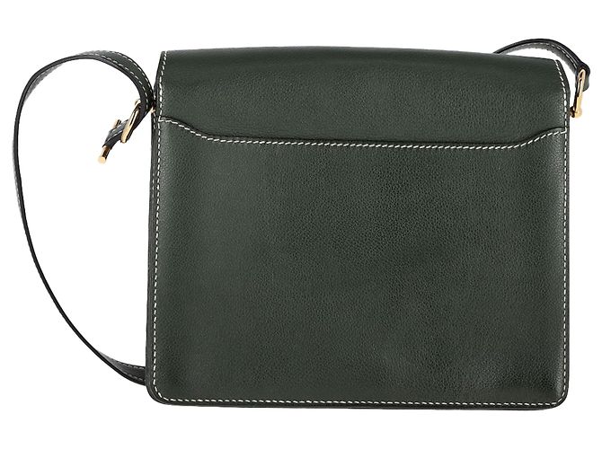 Borsa Hermès Evercolor Roulis 23 in pelle verde Verde oliva - vista 3