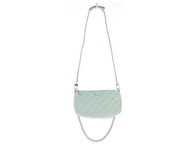 Borse LOUIS VUITTON T. Pelle Blu - vista 3