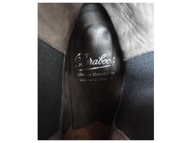 Botines Paraboot de piel taupe Gris pardo - vista 6