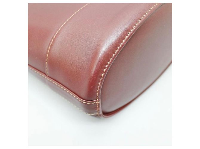 Cartier - Must - Eimer Tasche mit Schultergurt Bordeaux - Ansicht 10