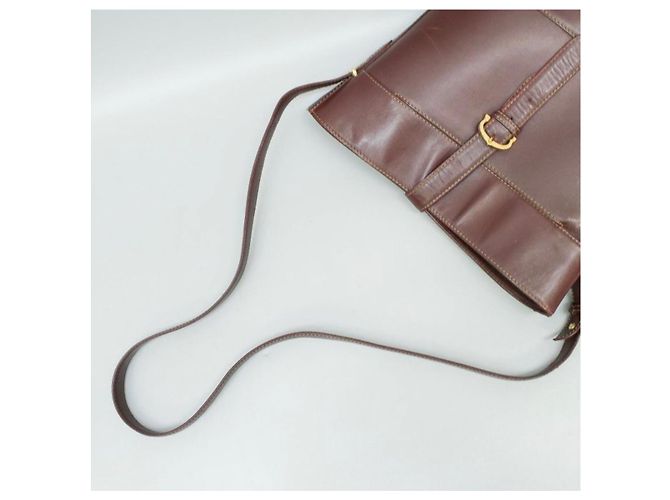 Cartier - Must - Eimer Tasche mit Schultergurt Bordeaux - Ansicht 17