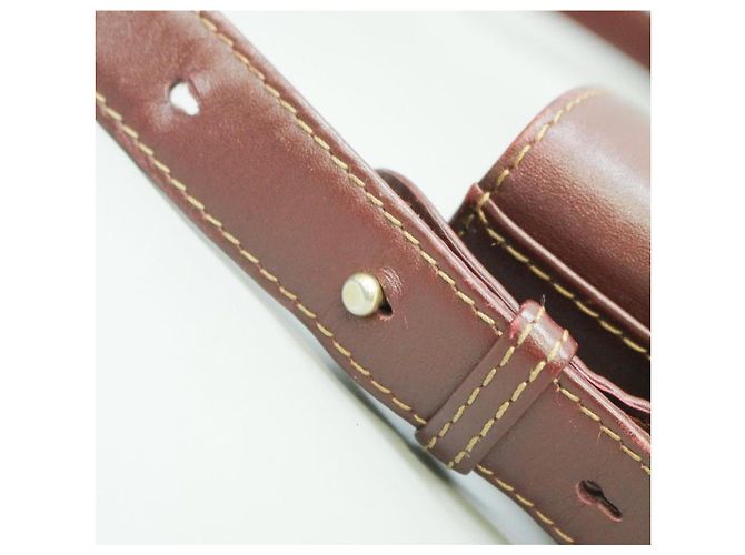 Cartier - Must - Eimer Tasche mit Schultergurt Bordeaux - Ansicht 7