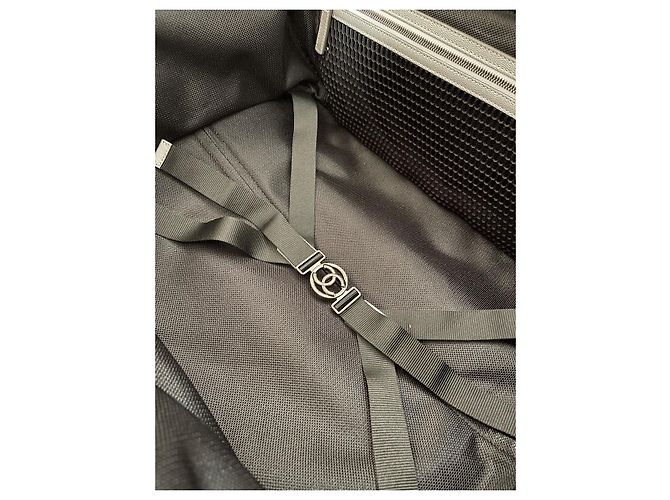 Valigia Chanel in Pelle Argentata Grained Argento - vista 15