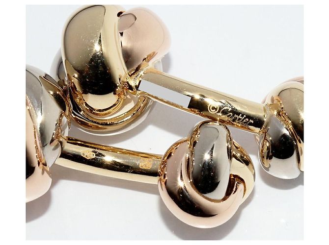 Gemelli Cartier Trinity Au750 - vista 4