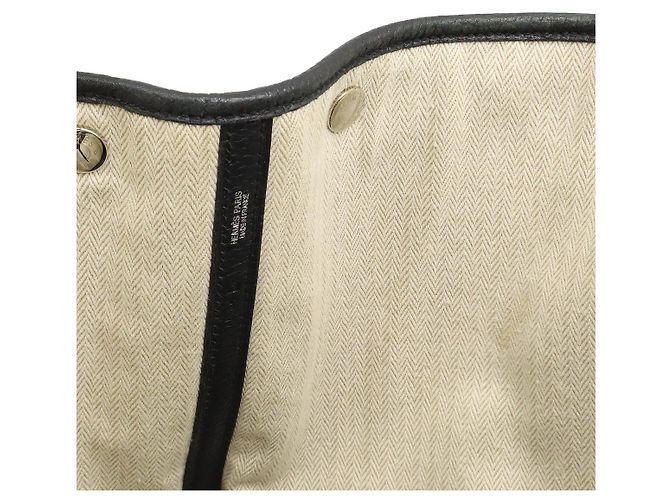 Hermès Hermes Garden Party PM 36 Tote Bag Black Leather - view 7