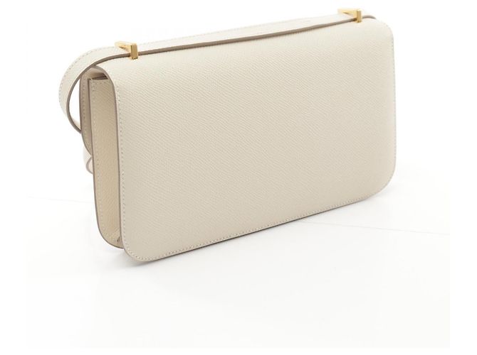 Hermès Borsa a Spalla Hermes Constance Elan Avorio Beige - vista 2