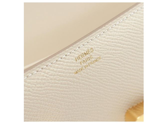 Hermès Borsa a Spalla Hermes Constance Elan Avorio Beige - vista 4