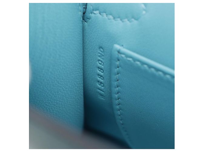 Hermès Sac à main Hermes Mini Kelly 2 Bleu - vue 5