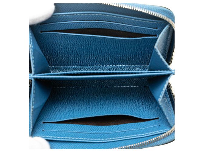 Porte-monnaie Zippy Epi Louis Vuitton M60384 Bleu - vue 5