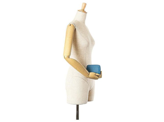 Porte-monnaie Zippy Epi Louis Vuitton M60384 Bleu - vue 7