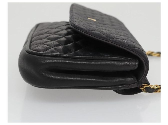 Borsa a Spalla BALLY in Pelle Blu Navy Oro Auth bs20712 D'oro - vista 3