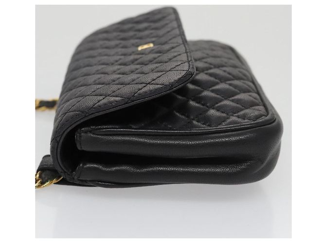 Borsa a Spalla BALLY in Pelle Blu Navy Oro Auth bs20712 D'oro - vista 4