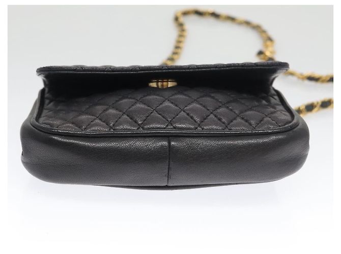 Borsa a Spalla BALLY in Pelle Blu Navy Oro Auth bs20712 D'oro - vista 5