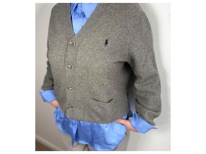 Polo Ralph Lauren Ralph Lauren graue Baumwollweste - XL - Ansicht 4