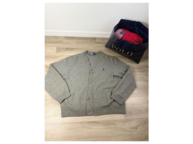 Polo Ralph Lauren Ralph Lauren graue Baumwollweste - XL - Ansicht 6