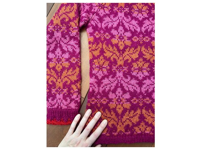 Dale of Norway Dale Exklusiv Pink Rot Orange Bordeaux - Ansicht 4