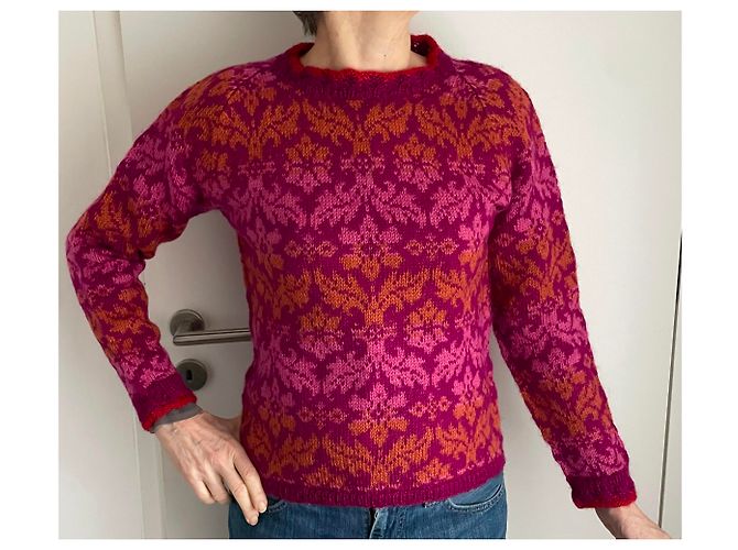 Dale of Norway Dale Exklusiv Pink Rot Orange Bordeaux - Ansicht 7
