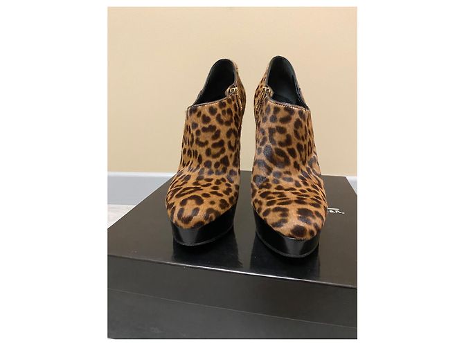 Décolleté Sebastian Milano Marrone Caramello Pelliccia - vista 4