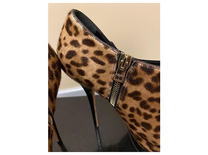 Décolleté Sebastian Milano Marrone Caramello Pelliccia - vista 5
