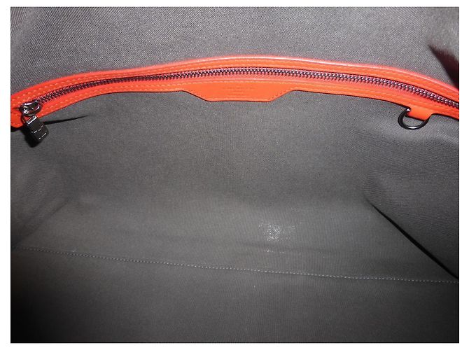 Louis Vuitton Keepall 45 shoulder bag leather damier infini orange fusion - view 13
