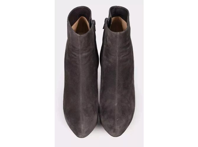 Botines de ante gris marrón Christian Louboutin - vista 3