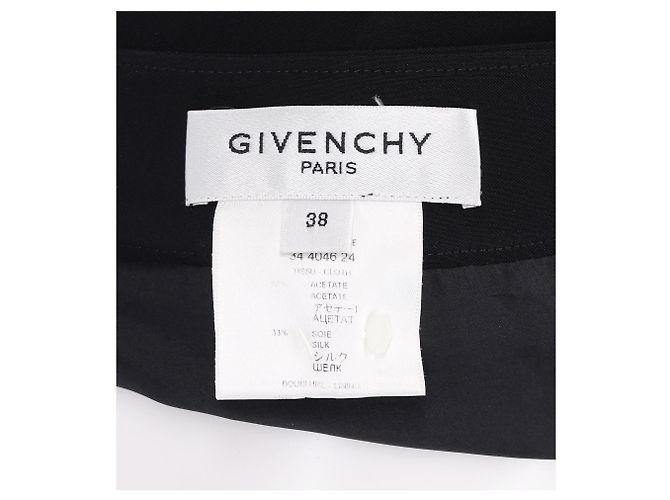Gonna midi a pannelli Givenchy in acetato nero - vista 8