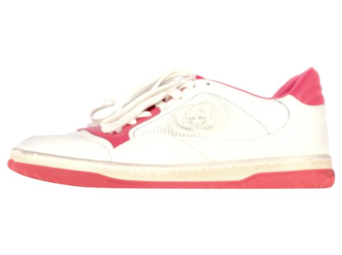 Sneakers Gucci MAC80 in pelle rossa Rosso - vista 5
