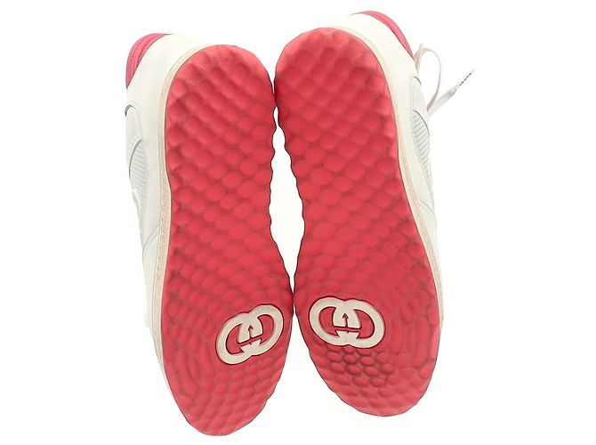 Sneakers Gucci MAC80 in pelle rossa Rosso - vista 6
