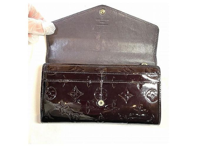 Cartera Sarah Vernis de Louis Vuitton Púrpura - vista 2