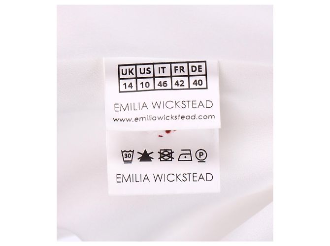 Autre Marque Abito midi stampato floreale Emilia Wickstead in poliestere rosso - vista 12