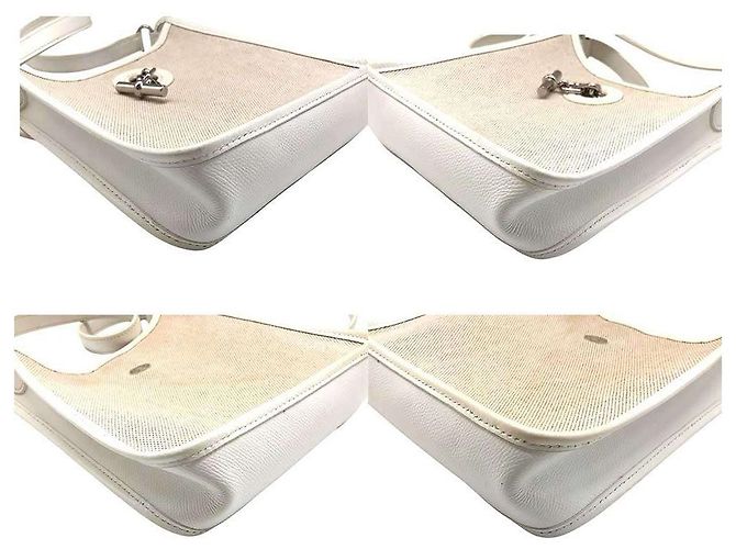Hermès Borsa a spalla TPM Hermes Vespa Avorio Bianco - vista 3