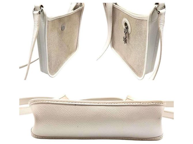 Hermès Borsa a spalla TPM Hermes Vespa Avorio Bianco - vista 4