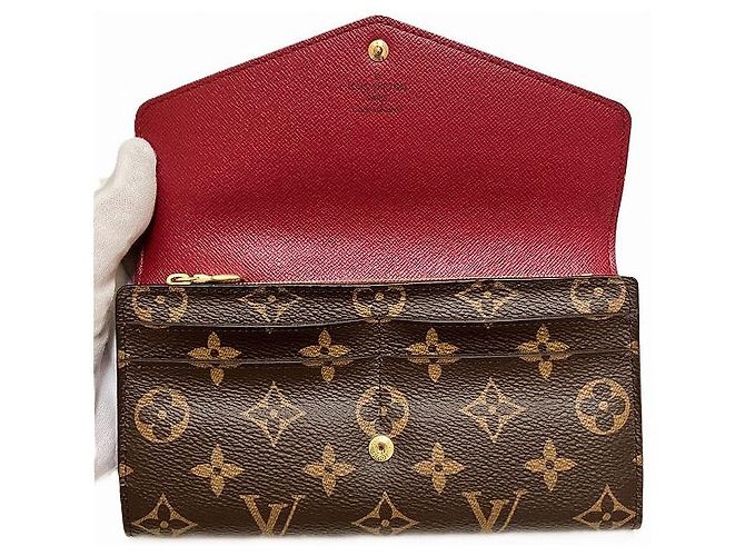 Portafoglio Sarah Monogram Louis Vuitton Rosa - vista 2