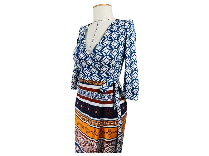 Vestido de seda Diane Von Furstenberg Multicolor - vista 2