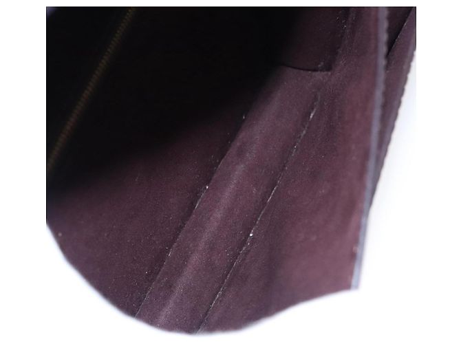 LOUIS VUITTON Vernis Monceau BB Borsa a Mano 2way Amarante M91580 LV Auth 101839 Bordò - vista 10