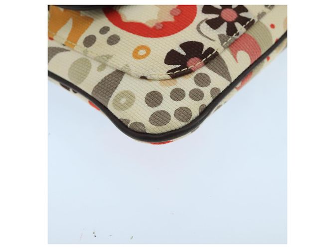BALLY Accessory Pouch Canvas White Silver Auth ti2511 Silvery - view 14