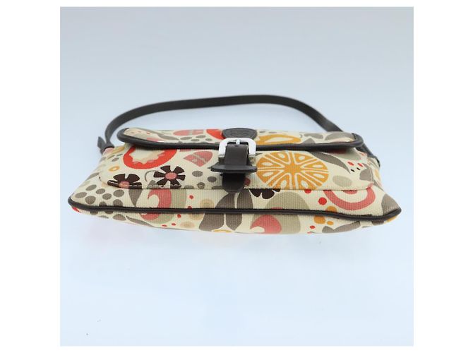 BALLY Accessory Pouch Canvas White Silver Auth ti2511 Silvery - view 5