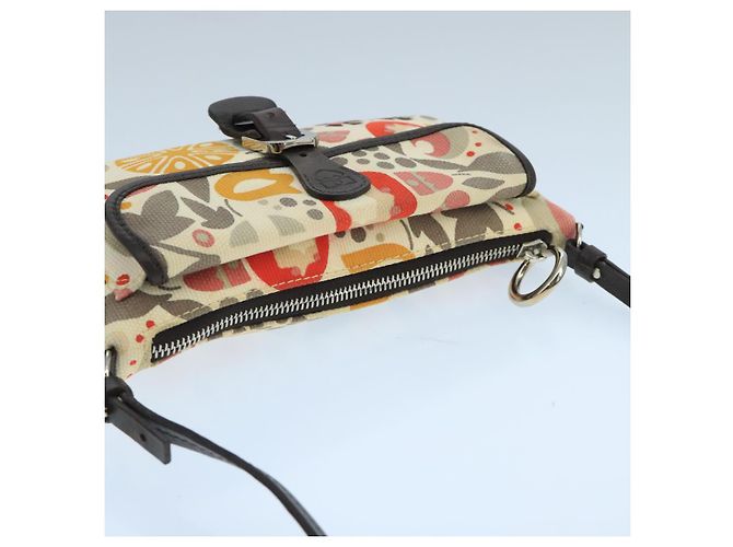 BALLY Accessory Pouch Canvas White Silver Auth ti2511 Silvery - view 6