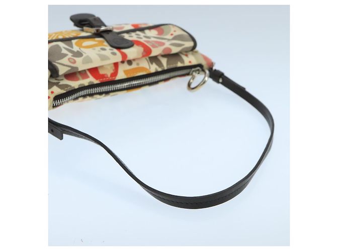 BALLY Accessory Pouch Canvas White Silver Auth ti2511 Silvery - view 7