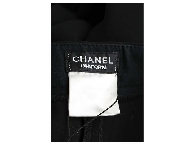 Chanel Pantalones anchos negros - vista 5