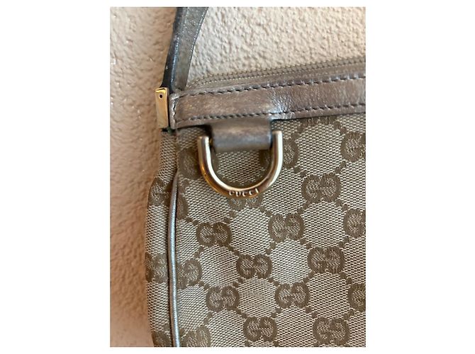 Ophidia Borsa Gucci Abby Beige in Tela - vista 9